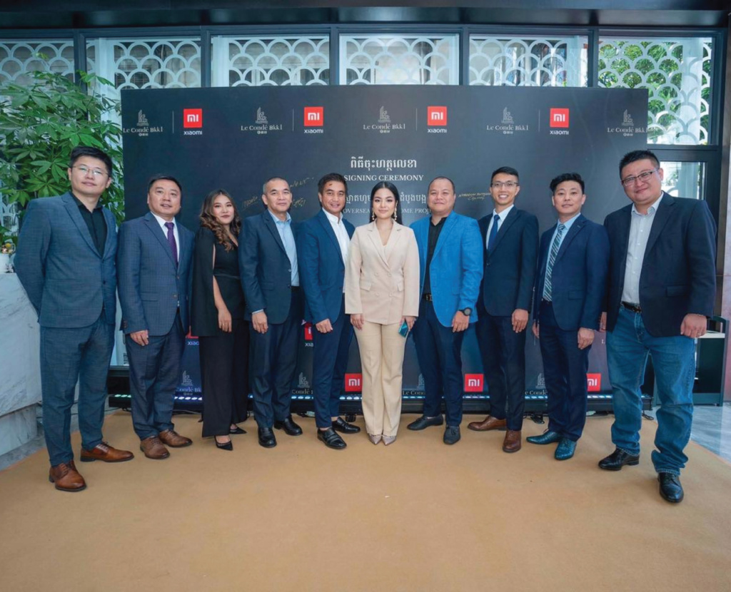 Congratulations on the Signing Ceremony of strategic cooperation on the First Oversea Smart Home Project between Le Condé BKK1 and Xiaomi Cambodia - with our highly respectful guests